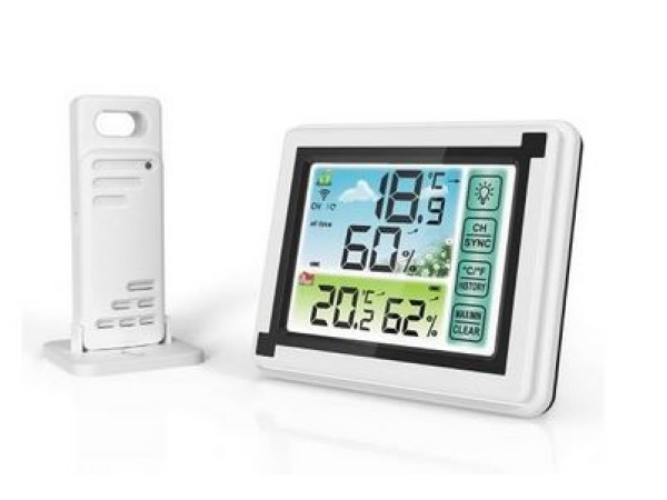 Draadloos weerstation met hygrometer en thermometer