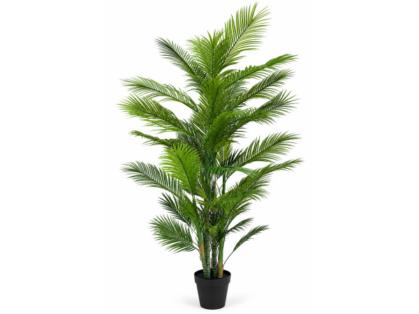 2x 210cm Palm tree x 47 lvs in plastic pot