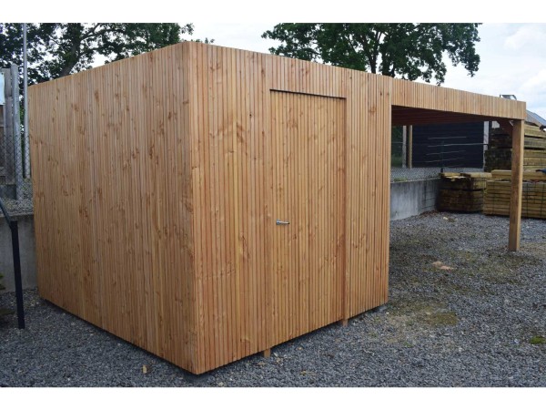 Tuinhuis Triple-profiel met overkapping 295x650x240 cm