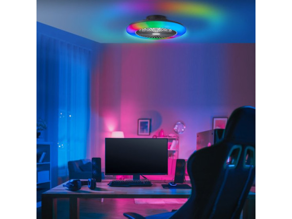 Brilliant Salerno LED plafondventilator zwart – foto 6 – kavel bij XL Auctions