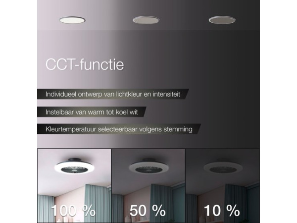 Brilliant Salerno LED plafondventilator zwart – foto 9 – kavel bij XL Auctions