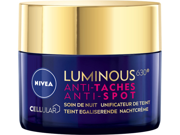 NIVEA LUMINOUS ANTI-SPOT Egaliserende Nachtcrème - 50 ml – foto 5 – kavel bij XL Auctions