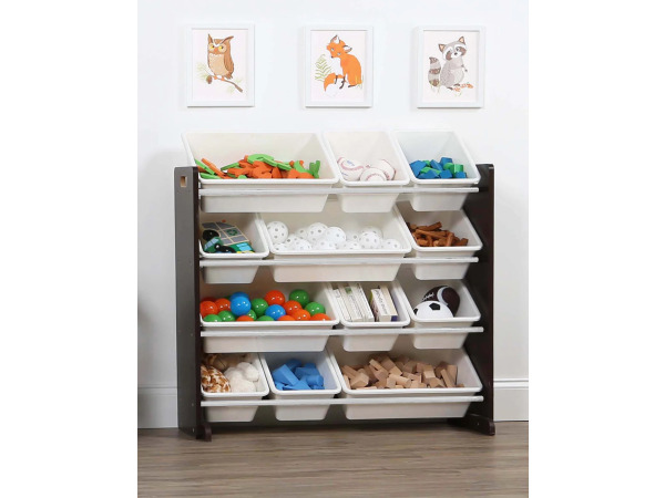 Espresso 12-Bin Speelgoedorganizer