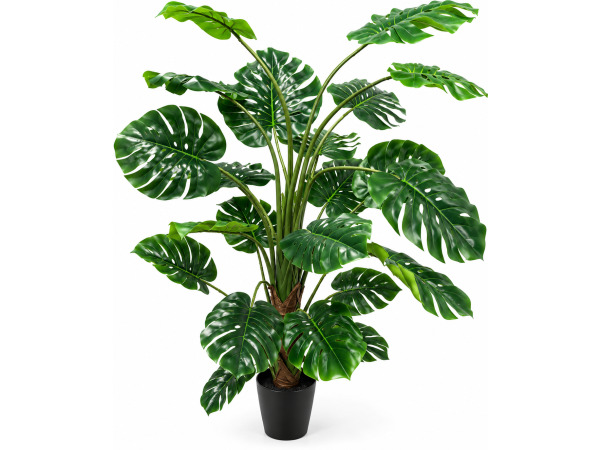 215cm Real touch monstera x 25 lvs,in 9.5" pot