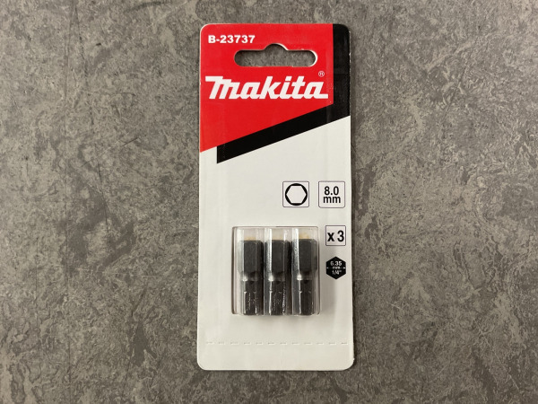20x Makita schroefbit 3-pack H8x25mm B-23737