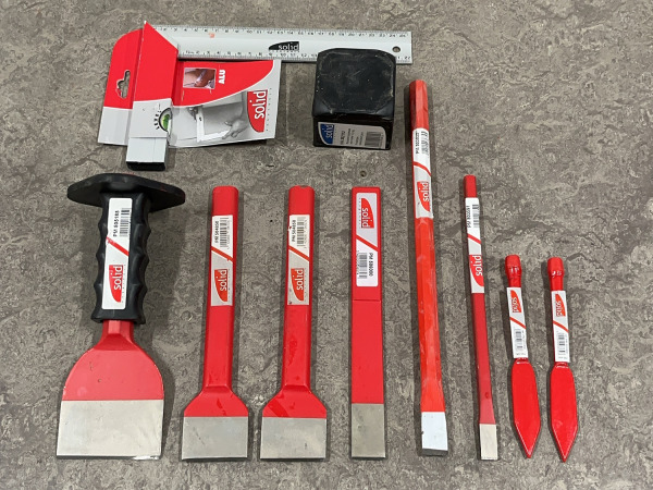 Solid sloop- en metselgereedschap set 10-delig
