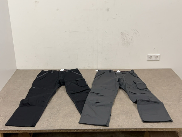 Dassy werkbroek maat 52 set 2-delig grijs/zwart