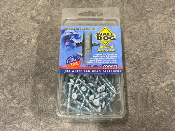 5x Wall dog schroefanker ø6x32mm 100-pack