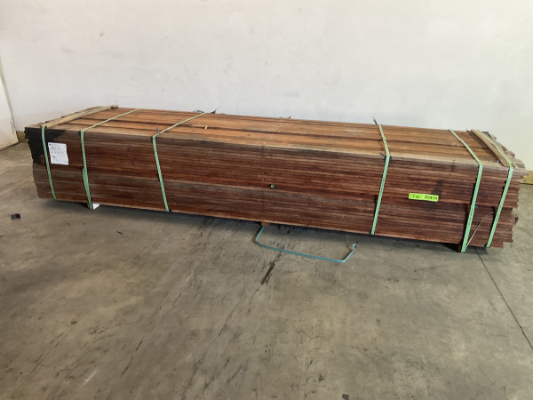 20x Angelim vermelho tuinplank 350x10x2 cm