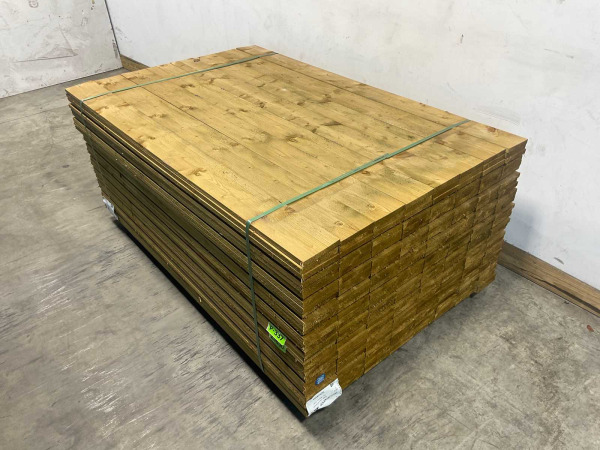 125x Midden-Europees vuren plank fijnbezaagd 179,5x14,5x1,9 cm