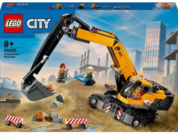 LEGO City Gele graafmachine speelgoedset - 60420