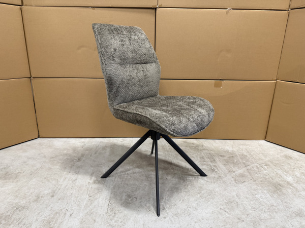 Stoel Mellow (set van 4) - draaibaar - Stof Taupe