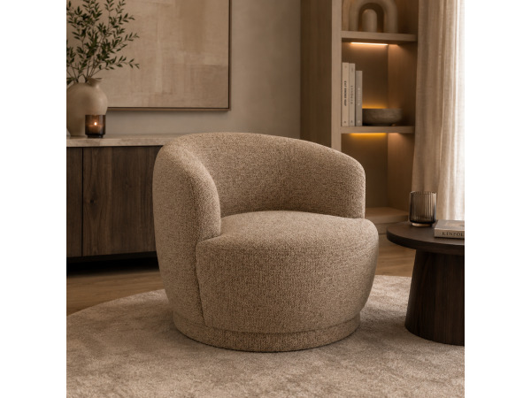 Fauteuil Hanna (set van 2) - Stof - Desert