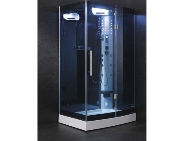 Stoomcabine rechthoekig 120x90x215cm