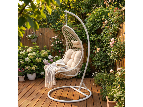 Hangstoel incl. kussens 80x75x195cm
