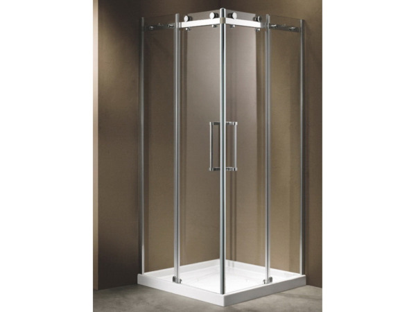 Douchecabine vierkant - 90x90x200 cm - incl. douchebak