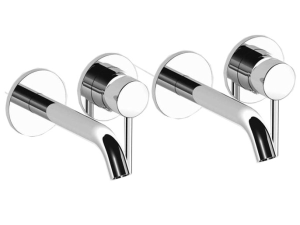 Set van Inbouw Mengkranen - Verchroomd RVS