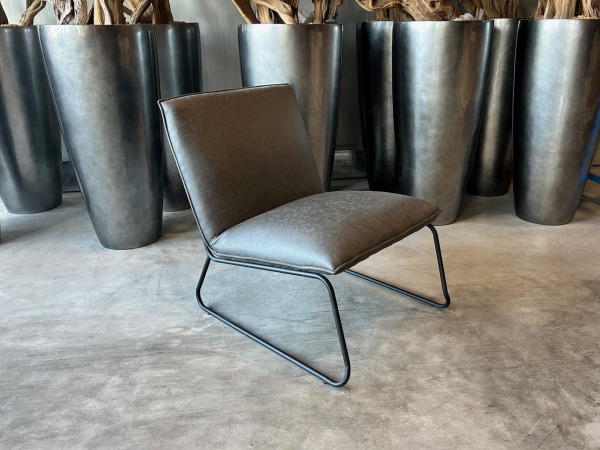 Fauteuil Cas - Design - Lounge - Stof - Grijs