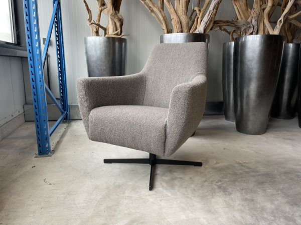 Fauteuil Arsenie (2 stuks) -Draaibaar- Boucle- Brown