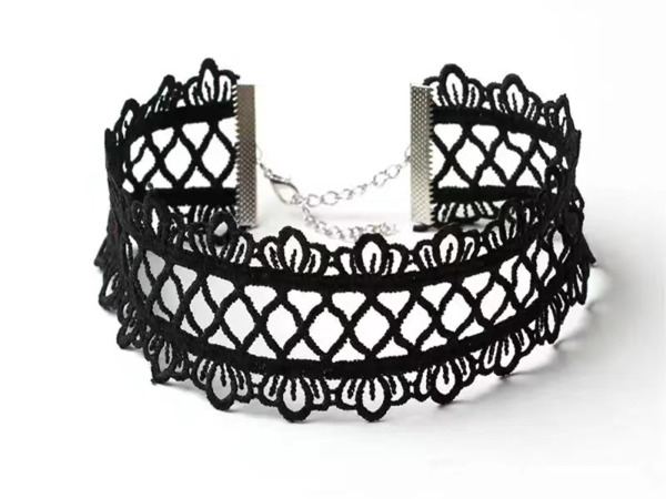 Choker - Zwart - Kant / Lace
