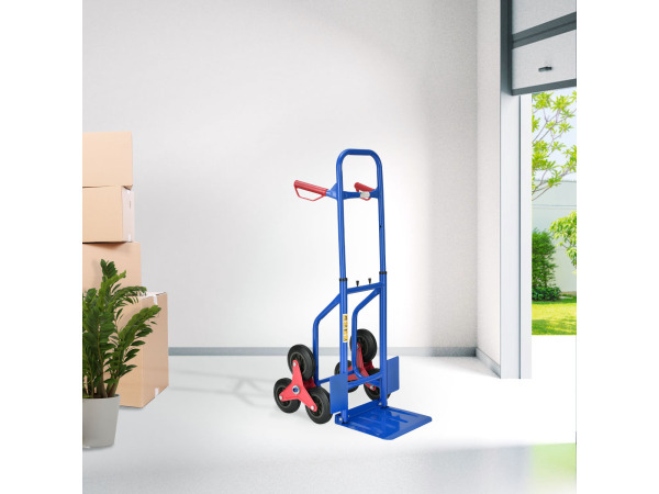Trappen steekwagen trappensteekwagen - Blauw - Max. 100kg – foto 3 – kavel bij XL Auctions