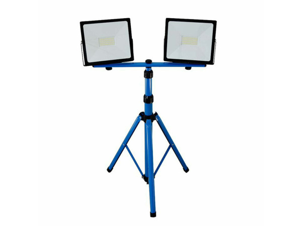 LED Bouwlamp - 2x50Watt - incl. statief – foto 4 – kavel bij XL Auctions