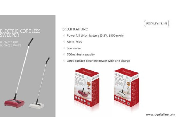 Royalty Line elektrische rolveger Draadloos 5,3v / 1800mah – foto 4 – kavel bij XL Auctions