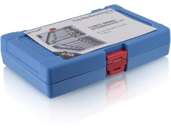 Ratelsleutelset - 12-delig - 6/19 mm - Incl. koffer – foto 4 – kavel bij XL Auctions