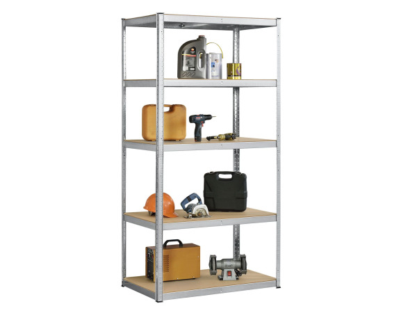 Stellingkast / magazijnrek - Basic - 200 x 100 x 60 cm – foto 5 – kavel bij XL Auctions