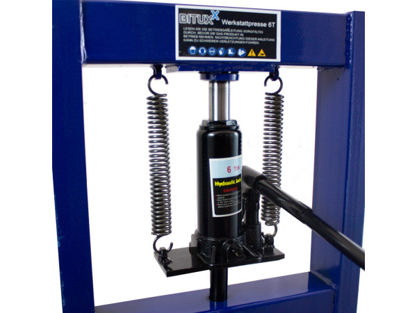 Hydraulische Werkplaatspers - 96 x 42 x 40 cm - 6 Ton – foto 5 – kavel bij XL Auctions
