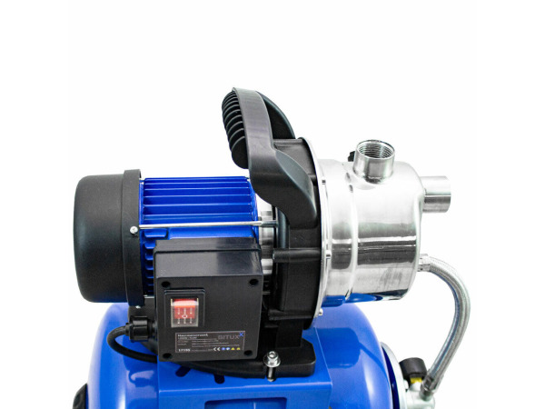 Tuinpomp - 1200W - 3800L/H - Staal - Blauw – foto 2 – kavel bij XL Auctions