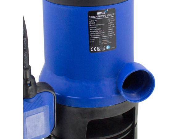 Dompelpomp / Tuinpomp - 1100 Watt – foto 3 – kavel bij XL Auctions