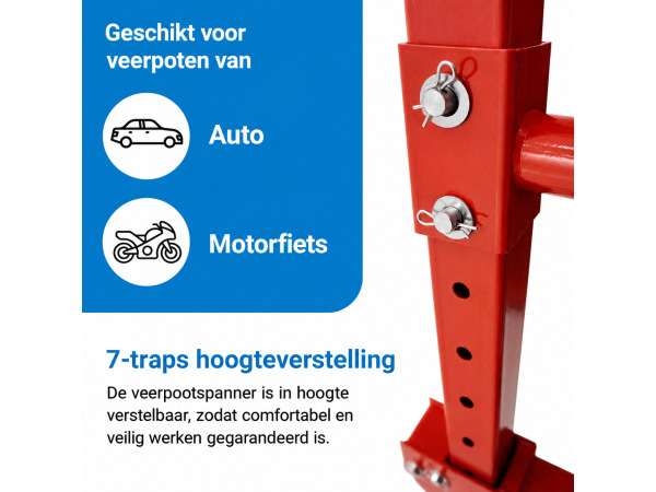 Hydraulische Veercompressor 2,5 Ton – Veerspanner – foto 3 – kavel bij XL Auctions