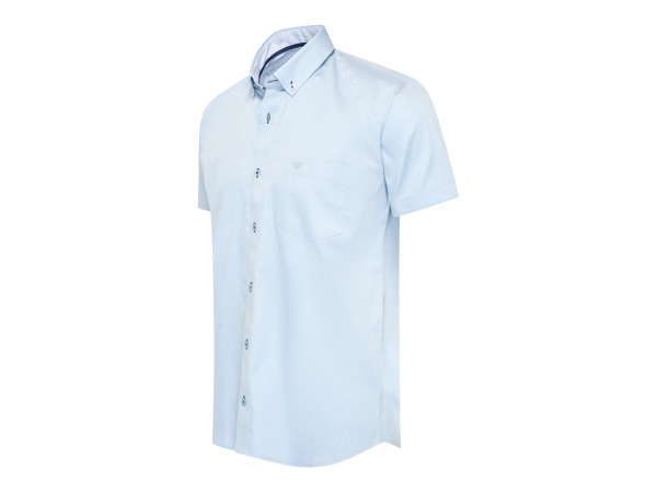 Cappuccino Italia Toscana Stretch Lichtblauw - M