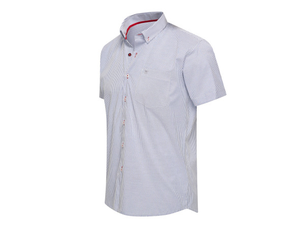 Cappuccino Italia Bronte Stretch Navy/Wit - L