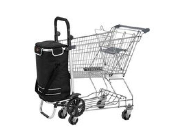 3in1 boodschappentrolley - 56 Liter - Zwart – foto 3 – kavel bij XL Auctions