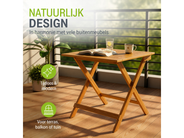 Inklapbare houten tafel Zadar – foto 3 – kavel bij XL Auctions