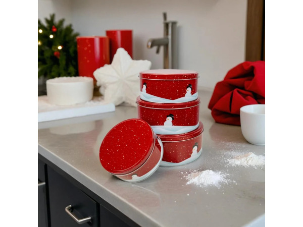 Set Koektrommels - Set voorraadblikken 4-delig – Kerst – foto 2 – kavel bij XL Auctions
