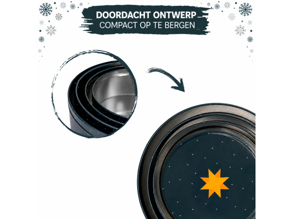 Set Koektrommels - Set voorraadblikken 4-delig – Grijs – foto 8 – kavel bij XL Auctions