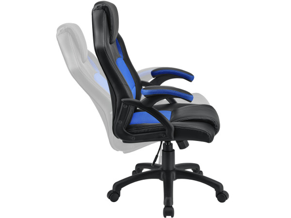 Racing Bureaustoel / Gamestoel Montreal - Blauw – foto 6 – kavel bij XL Auctions