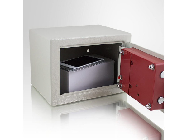 Elektronische minikluis - Lichtgrijs – foto 3 – kavel bij XL Auctions