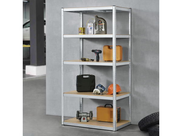Stellingkast / magazijnrek - Basic - 200 x 100 x 60 cm – foto 3 – kavel bij XL Auctions