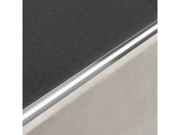 Gestoffeerd Bed Nizza - 120 x 200 cm - LED verl. & lade – foto 6 – kavel bij XL Auctions