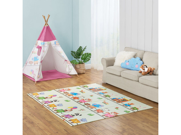 Kinder Speelmat / Speelkleed Toni - 180 x 200 cm - Groen – foto 2 – kavel bij XL Auctions