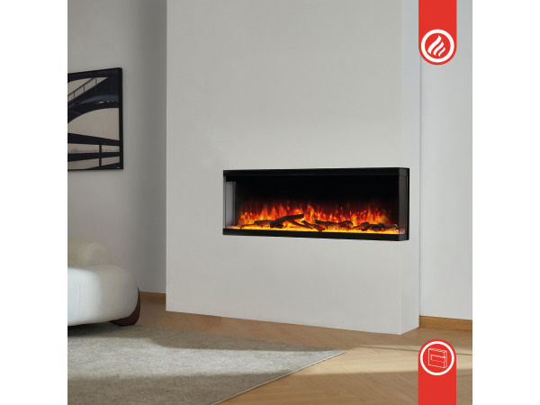 Elektrische haard LEA - Elektrische 3-in-1 haard - 36 inch – foto 5 – kavel bij XL Auctions