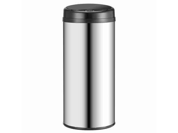 Automatische Prullenbak - 50 Liter - Zilver - Rond – foto 8 – kavel bij XL Auctions