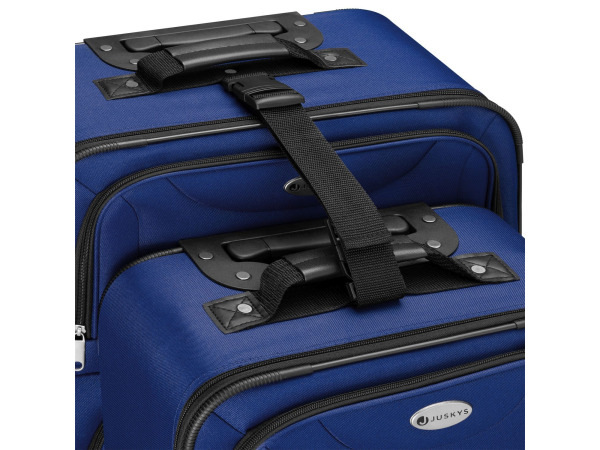 Trolley Reiskofferset / Kofferset Athen - 5-delig - Blauw – foto 8 – kavel bij XL Auctions