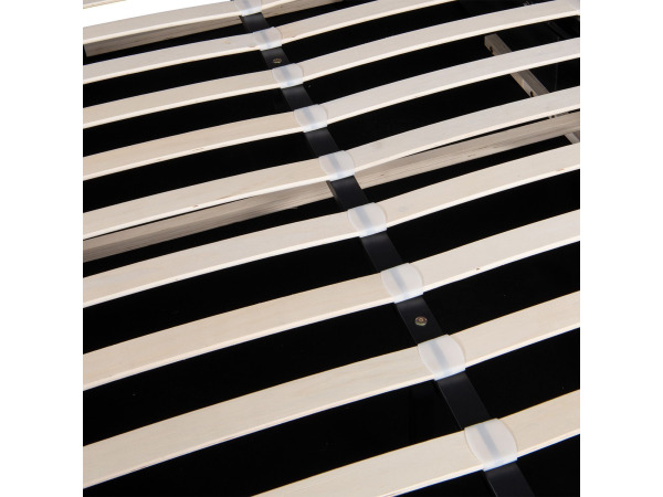Gestoffeerd bed Savona - 200 x 120 cm - Lichtgrijs – foto 5 – kavel bij XL Auctions