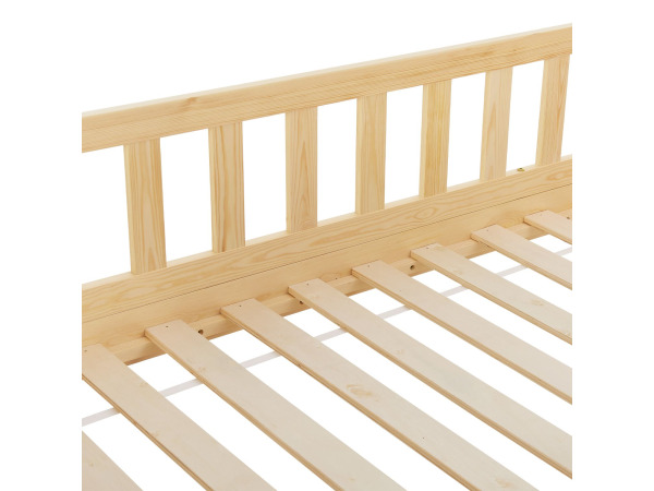 Kinderbed Marli - 80 x 160 cm - Houtkleur - Incl. bedlades – foto 7 – kavel bij XL Auctions