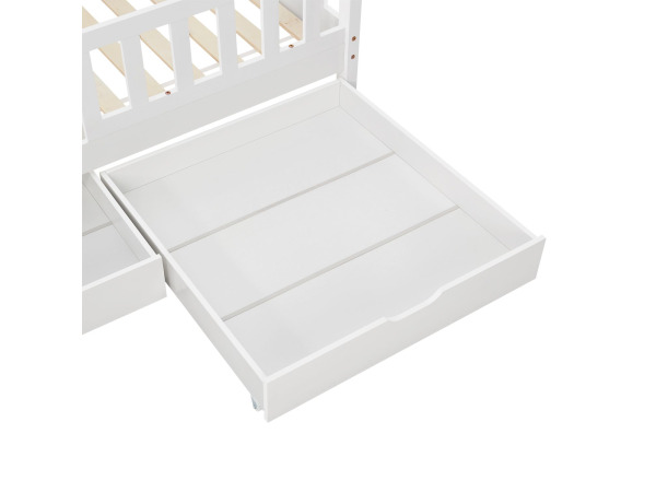 Kinderbed Marli - 80 x 160 cm - Wit - Incl. bedlades – foto 8 – kavel bij XL Auctions